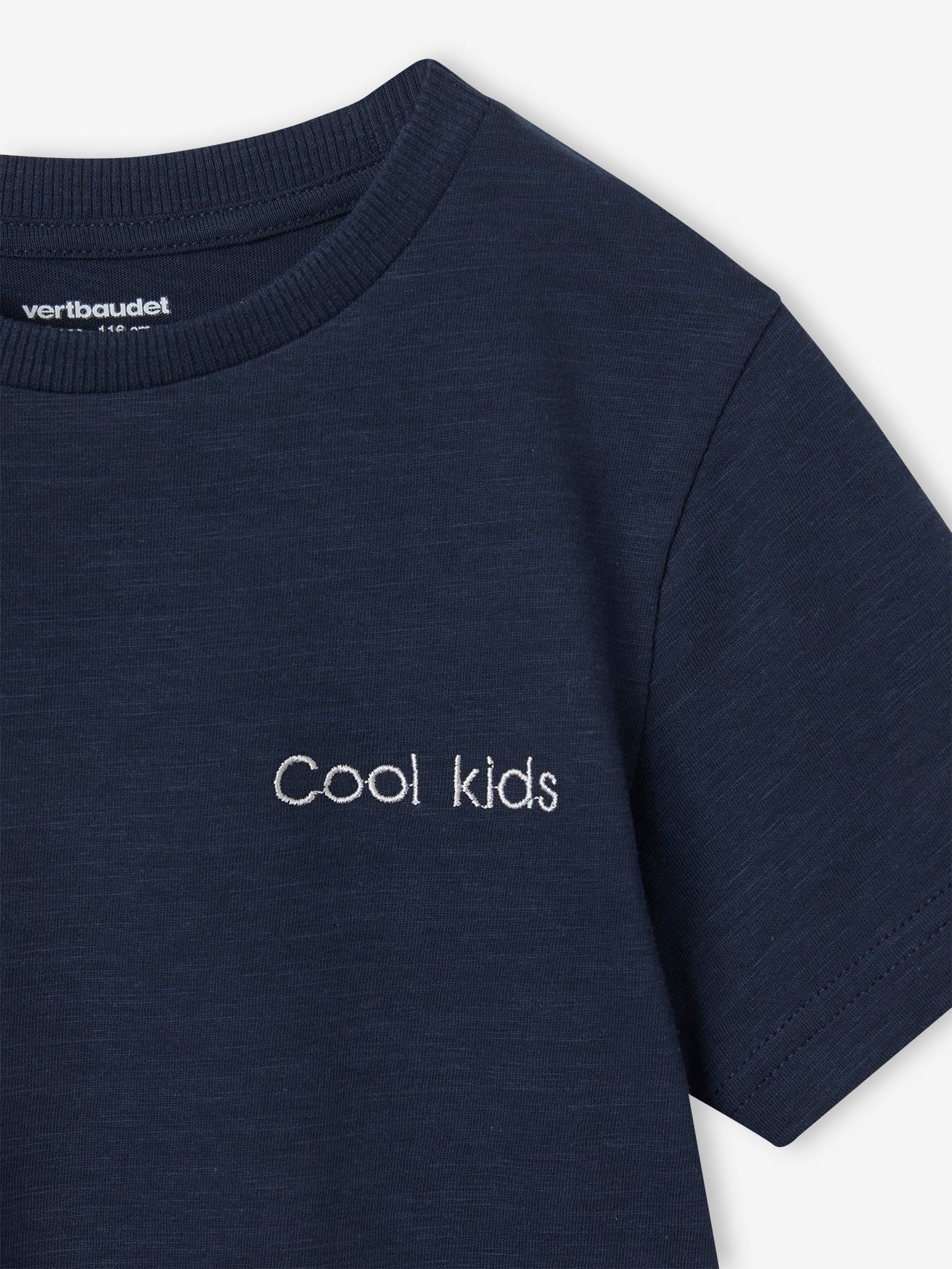 Vertbaudet Jungen T-Shirt BASIC, personalisierbar Oeko-Tex - türkis