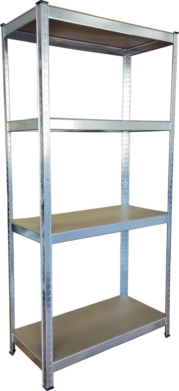 Profi-Bau-Technik ProBauTec Schwerlastregal 100 kg MDF verzinkt, 150x75x30 cm