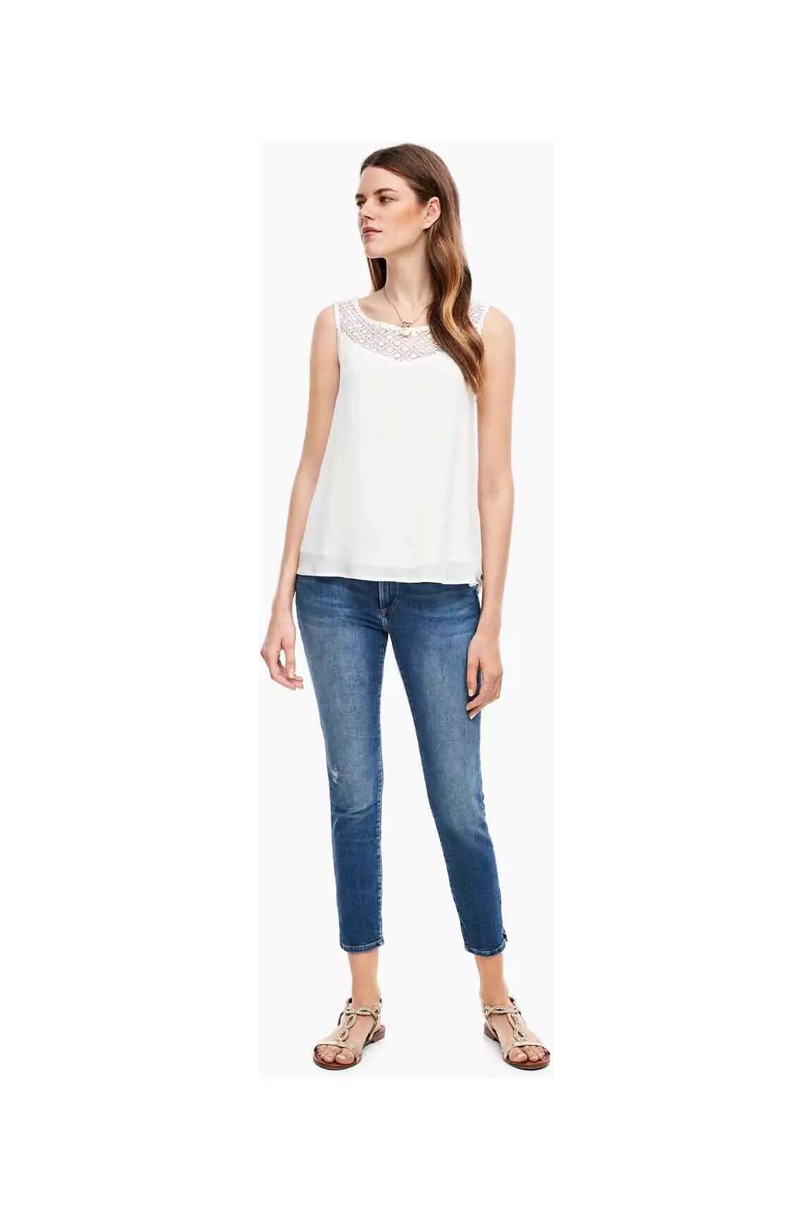 S Oliver Tops Femme couleur blanc