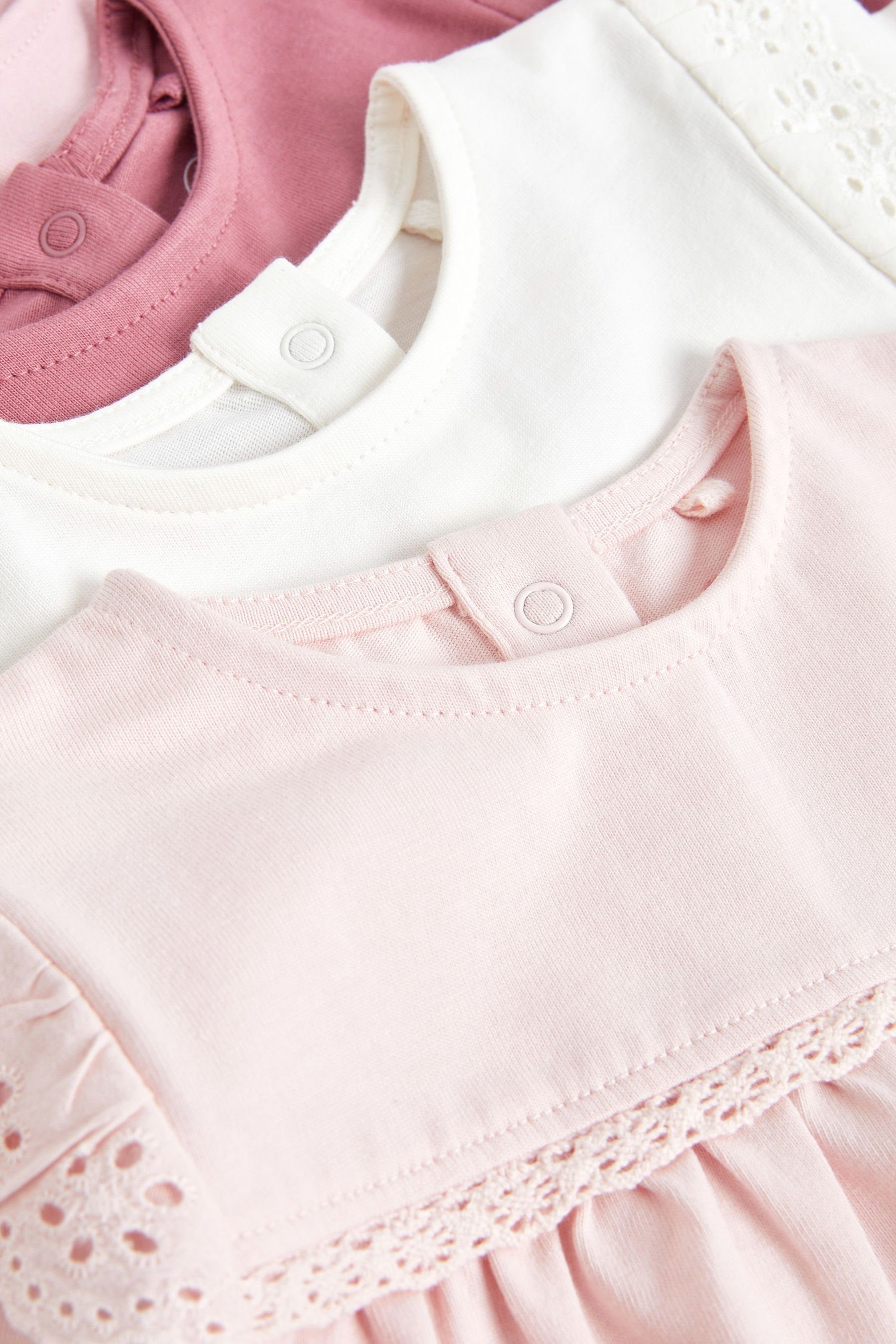 Next Langarmshirt 4er-Pack Baby-Langarmoberteile (4-tlg)