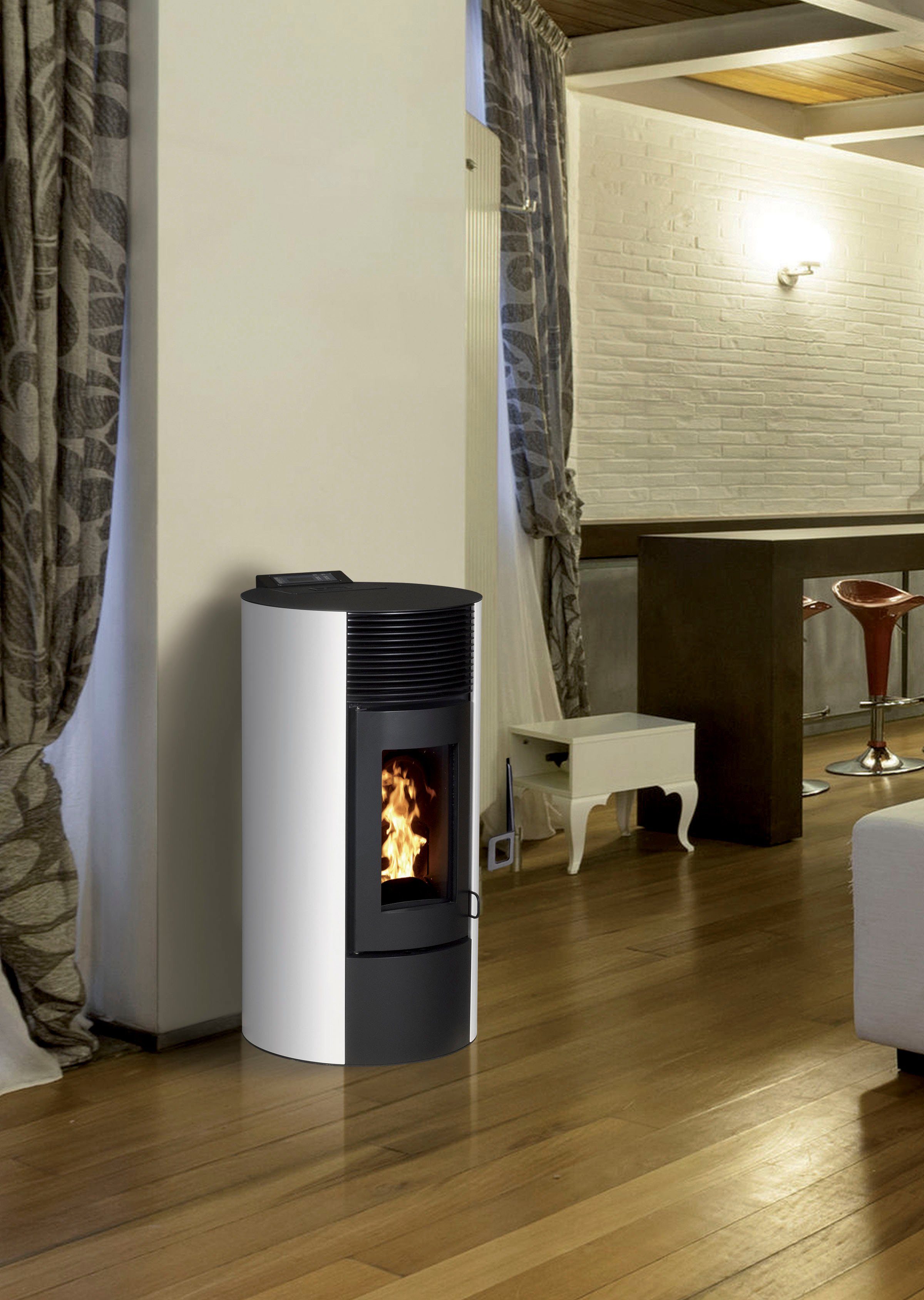 interstoves Pelletofen Abelka 12, 11,4 kW, Zeitbrand, (1-tlg)