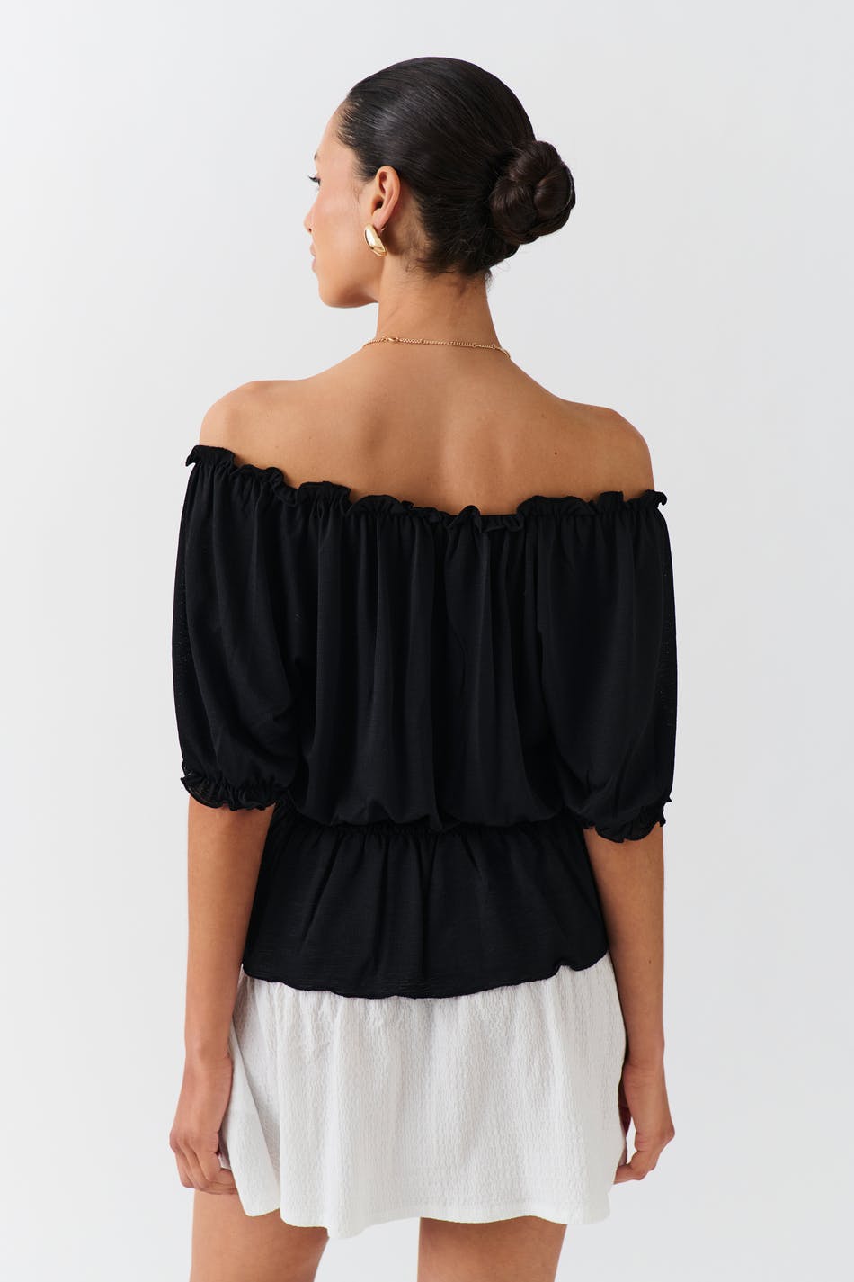 Puff sleeve top