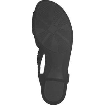 Charmosa Sandale in schwarz