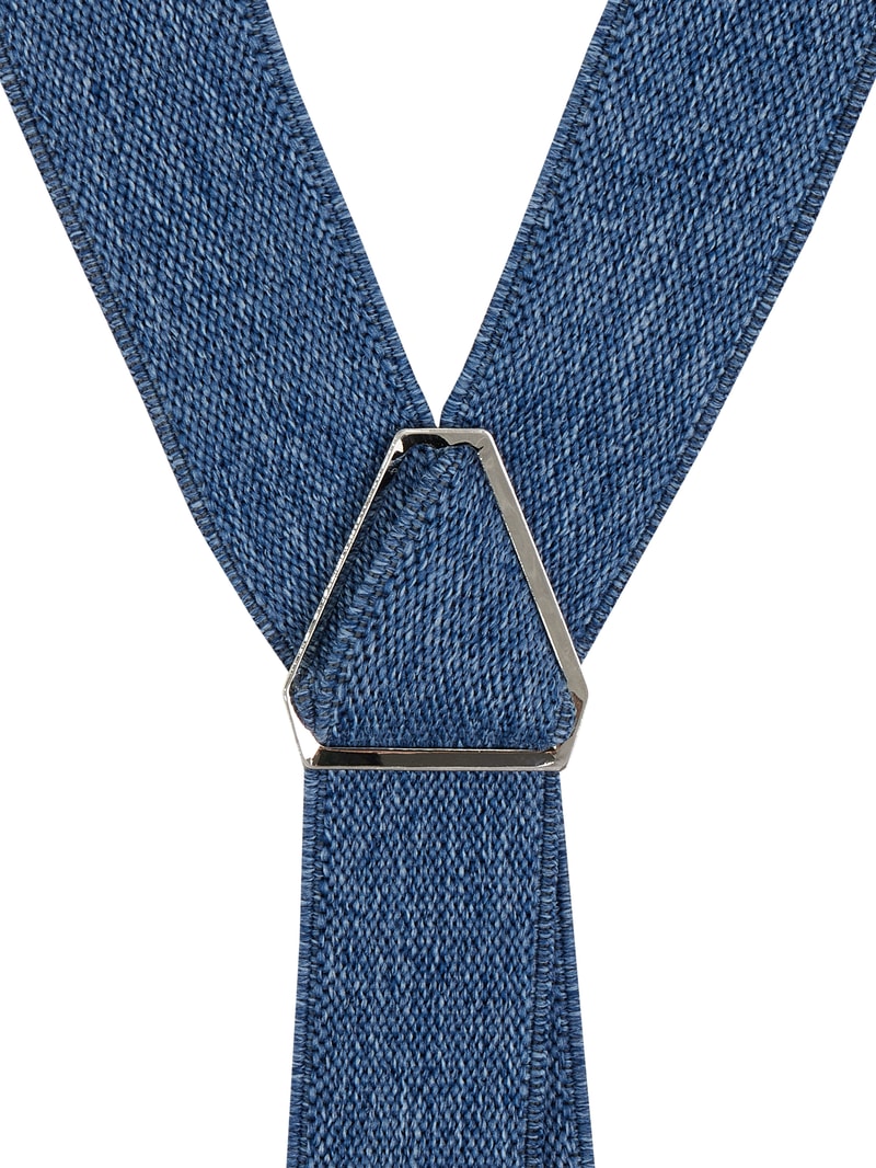 Hosenträger in X-Form in blau