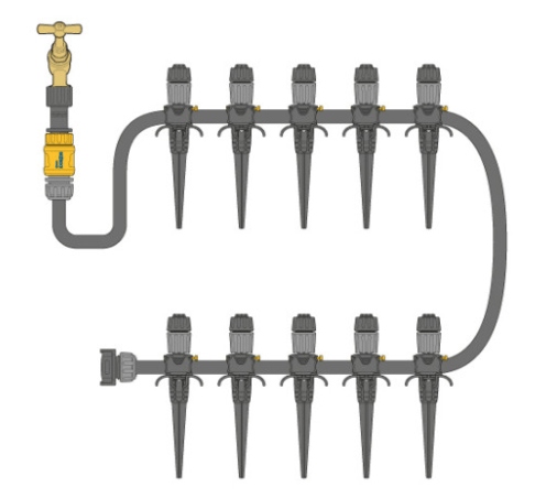 Set de pornire pentru aspersoare Hozelock 7023 0000 Easy Drip Mini