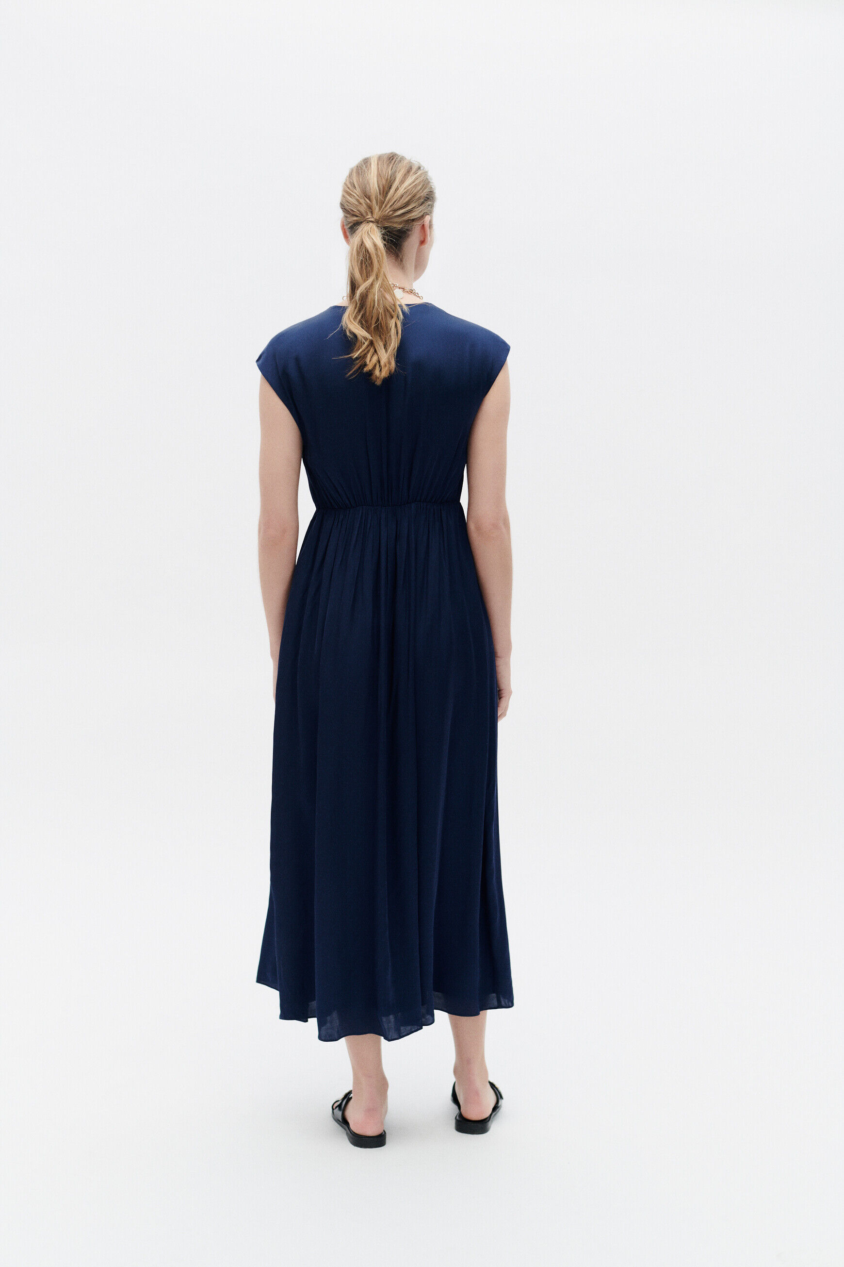Robe raria bleu marine femme