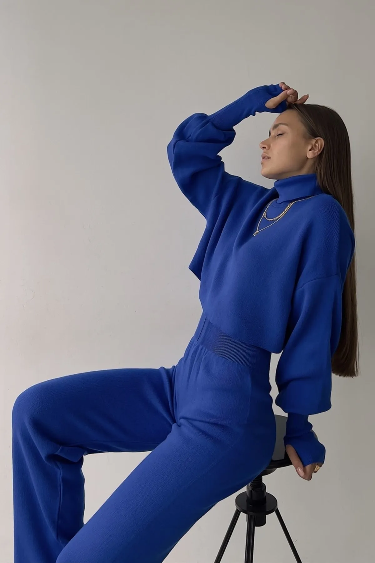 lovebox  Zweiteiler - Blau - Oversized