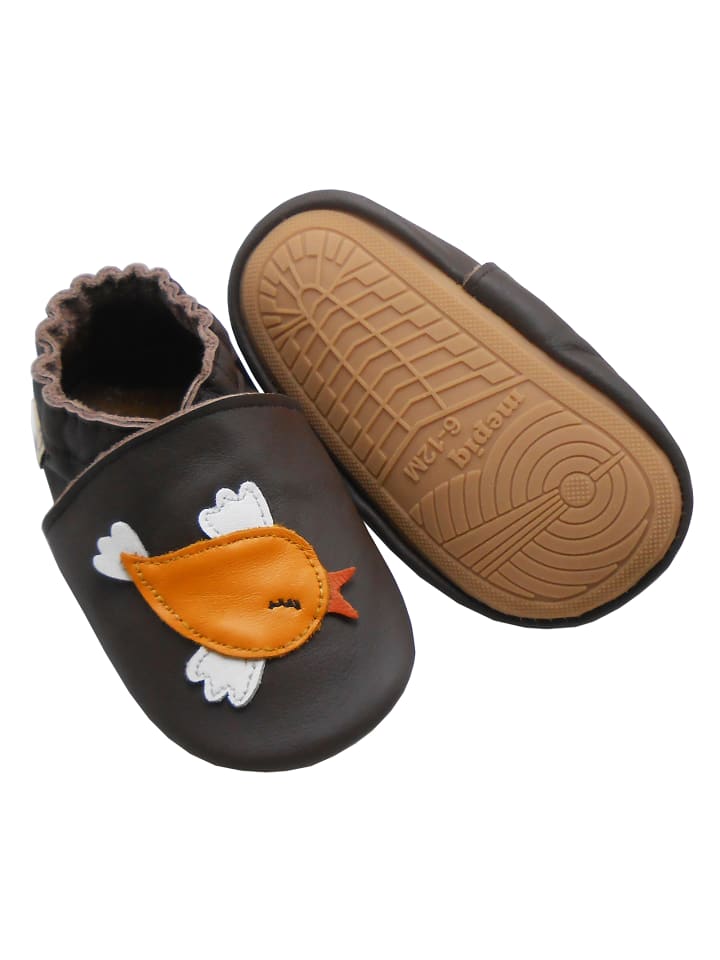 Yalion Baby Leder-Krabbelschuhe 
