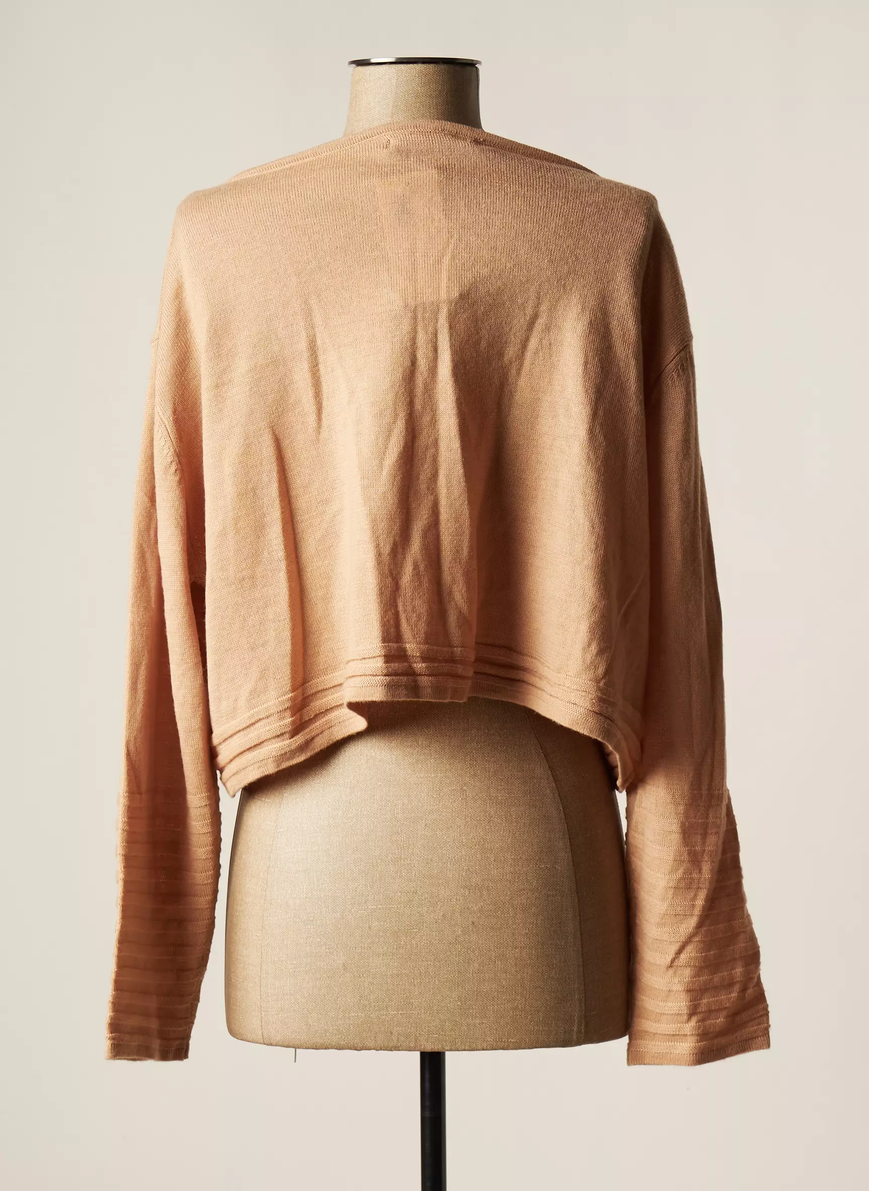 Lauren Vidal Cardigans Femme couleur beige