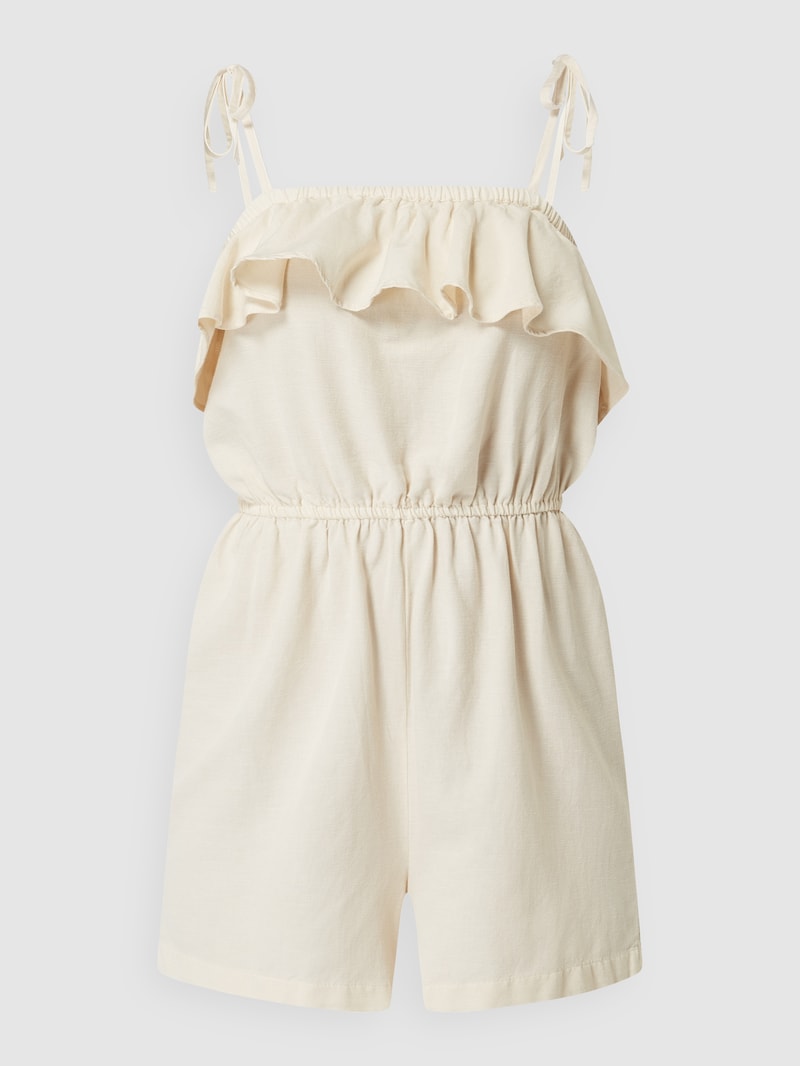Playsuit mit Leinen-Anteil Modell 'Sunna' in sand