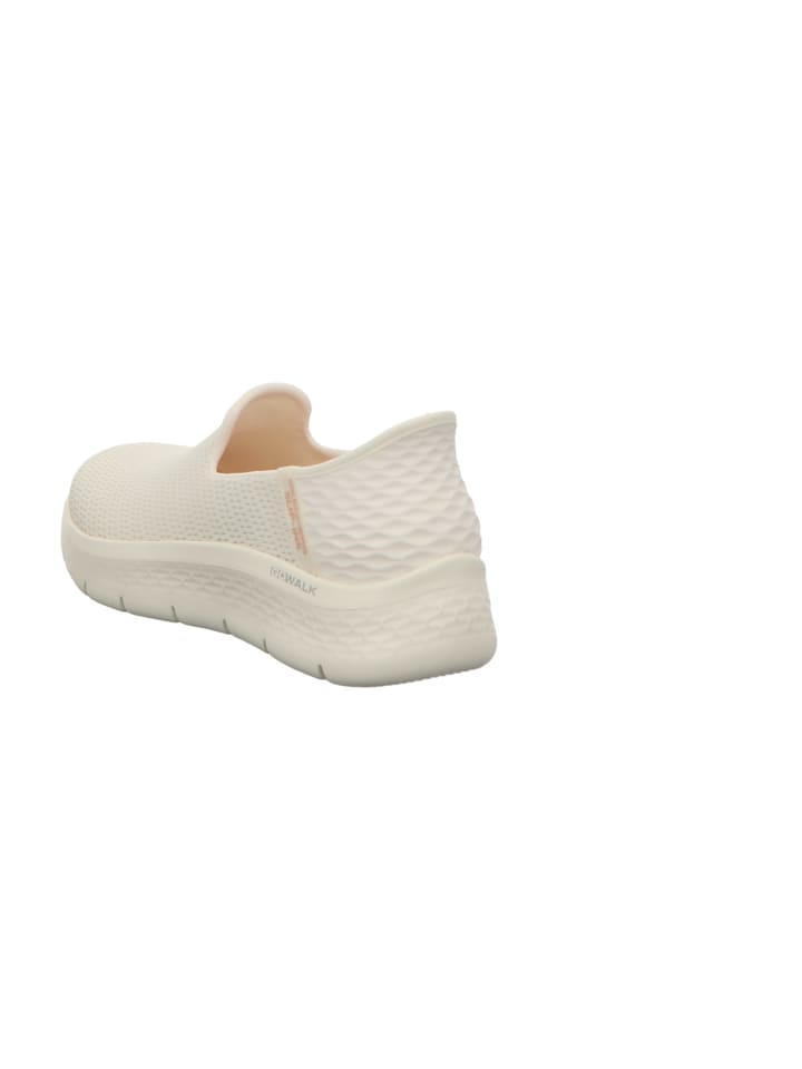 Skechers Sportliche Slipper in Weiß günstig kaufen