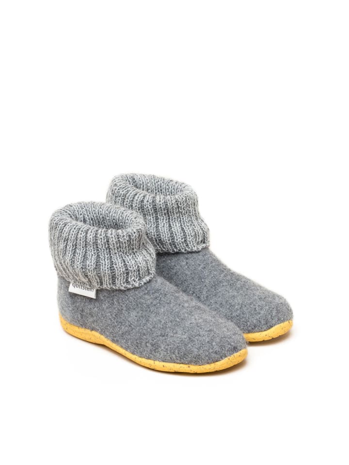 Gottstein Hausschuh Alpine Boot RU in grau günstig kaufen