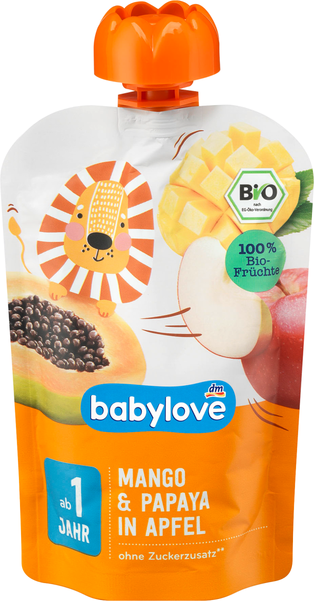 Quetschie Mango & Papaya in Apfel  ab 1 Jahr, 100 g