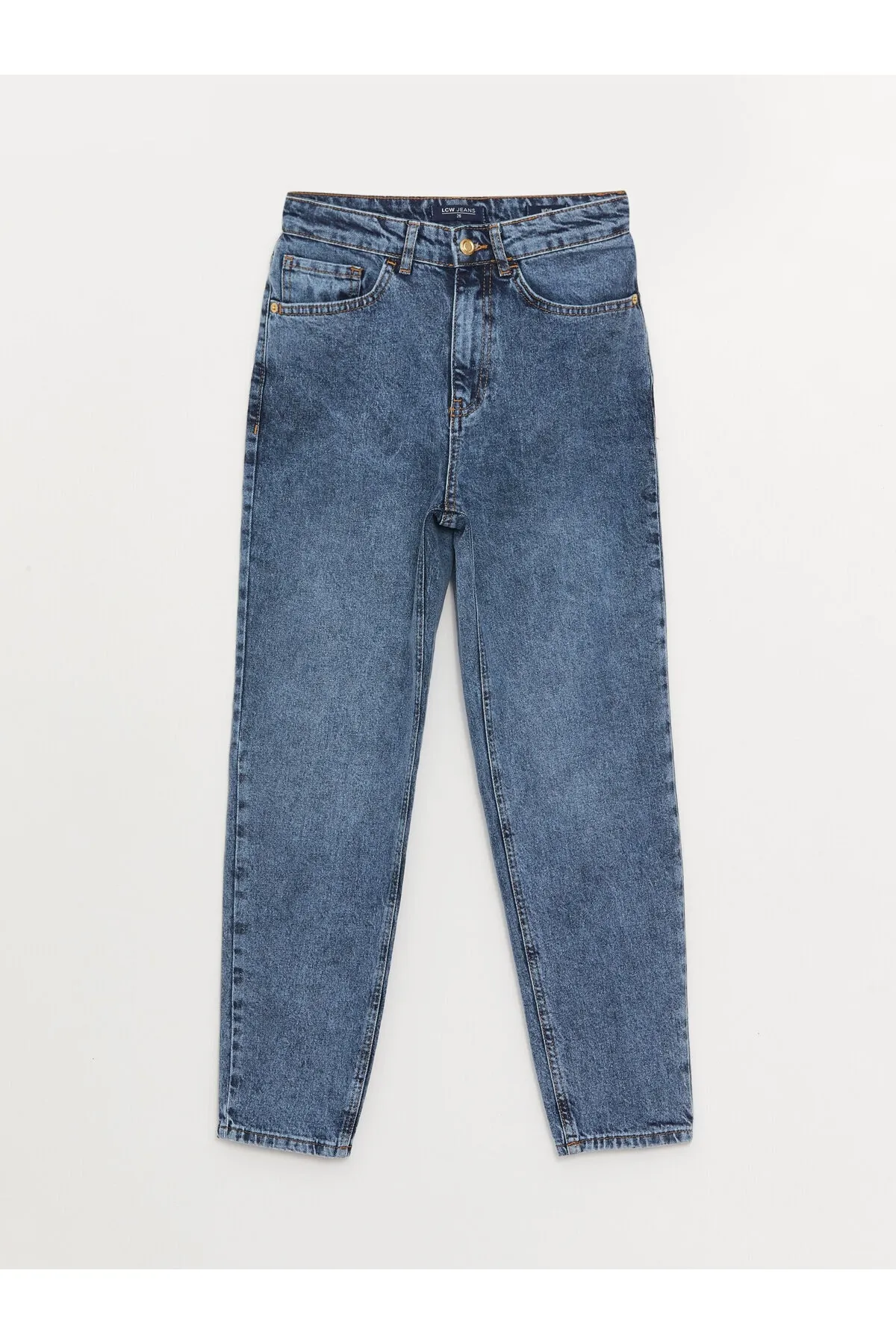 LC Waikiki  Mom-Fit-Jeanshose für Damen mit hoher Taille