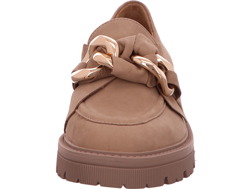 REGARDE LE CIEL Klassische Slipper beige Slipper Loafer Damen Beige Dalia 03