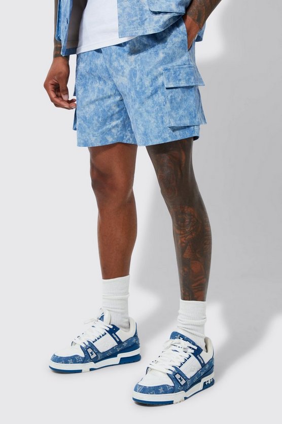 Cargo-Shorts mit elastischem Bund