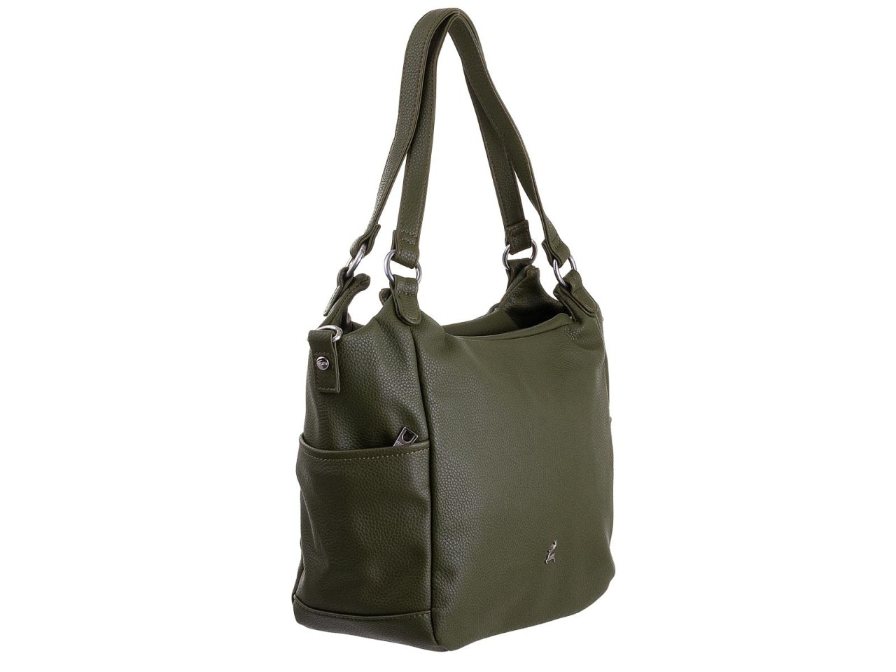 FRANKY Handtaschen khaki PU genarbt