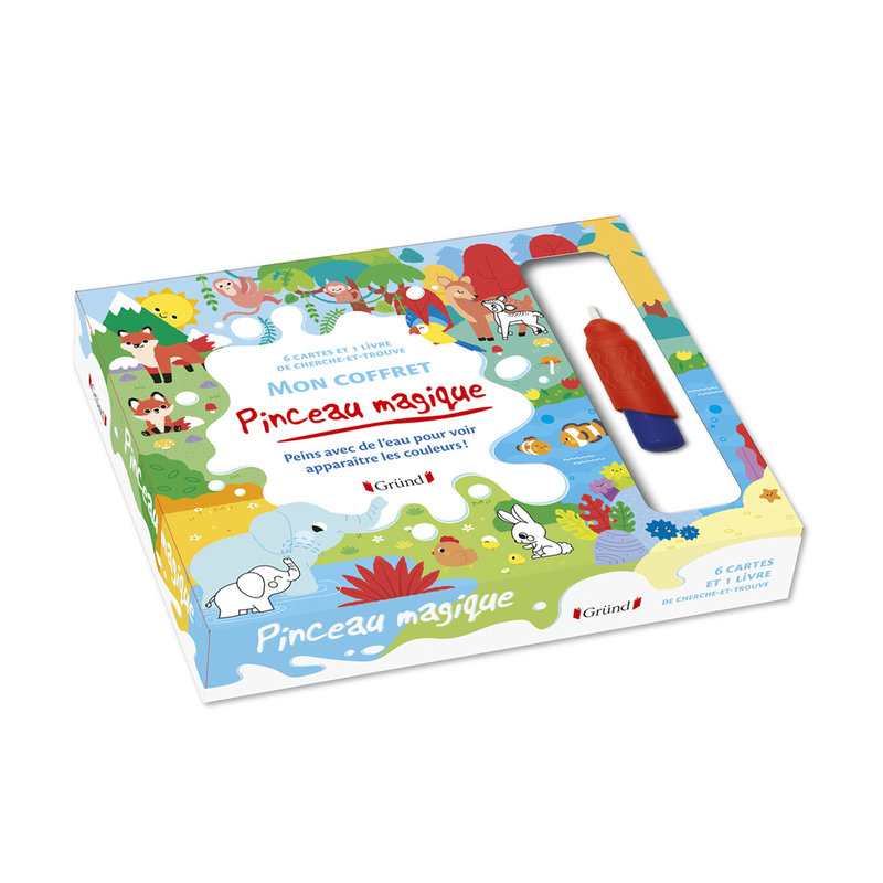Coffret Mon coffret pinceau magique - Gründ