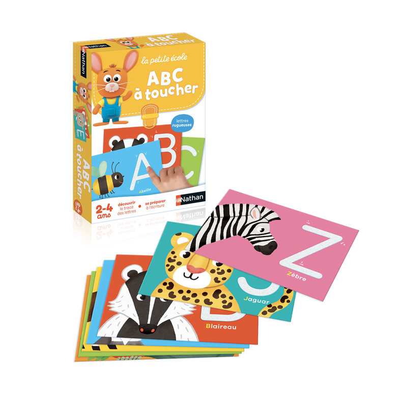 ABC à toucher La petite école Nathan
