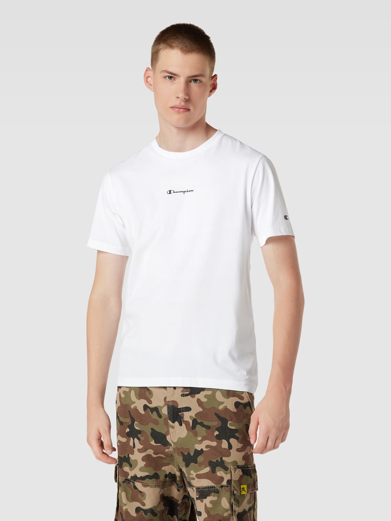 T-Shirt mit Label-Print Modell 'LEGACY CENTER' in weiß