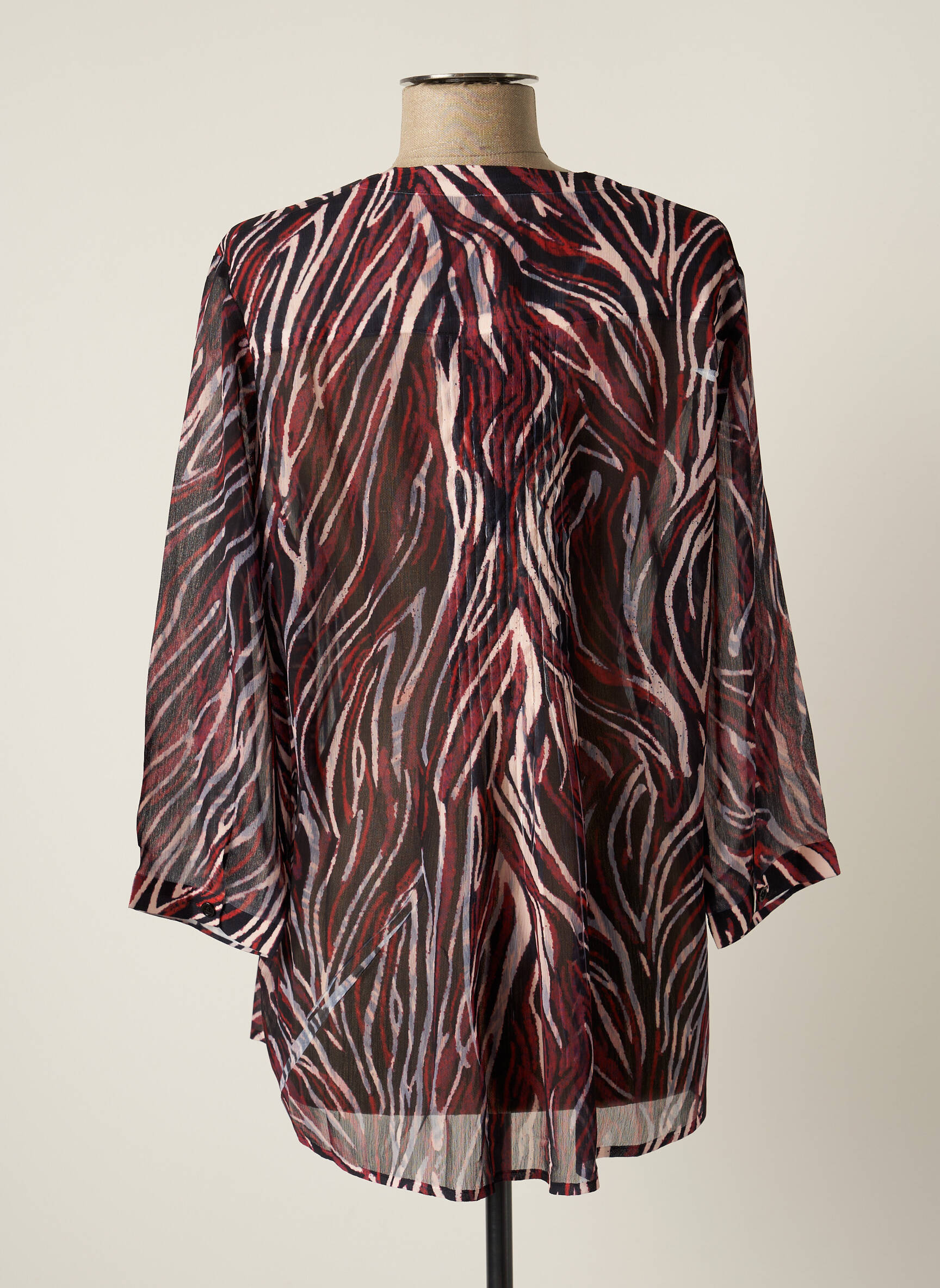 Julie Guerlande Tuniquemanchelongue Femme couleur rouge