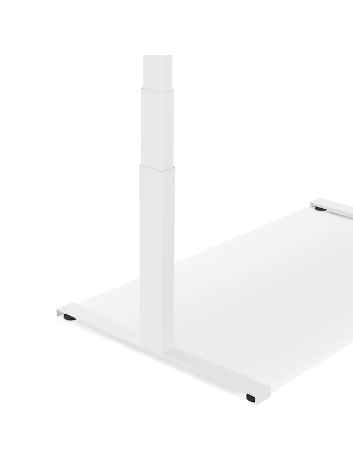 KADIMA DESIGN Schreibtisch 140x70 cm elektrisch höhenverstellbar ergonomisch in Beige-Weiß günstig kaufen