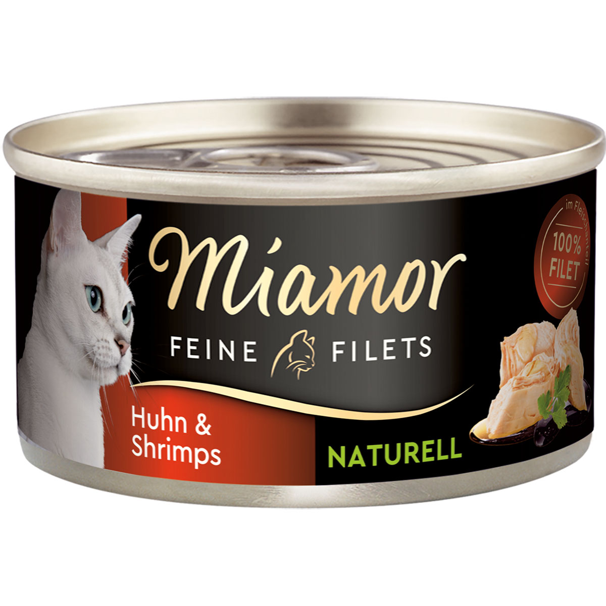 Miamor Feine Filets Naturell Huhn & Shrimps kaufen bei ZooRoyal