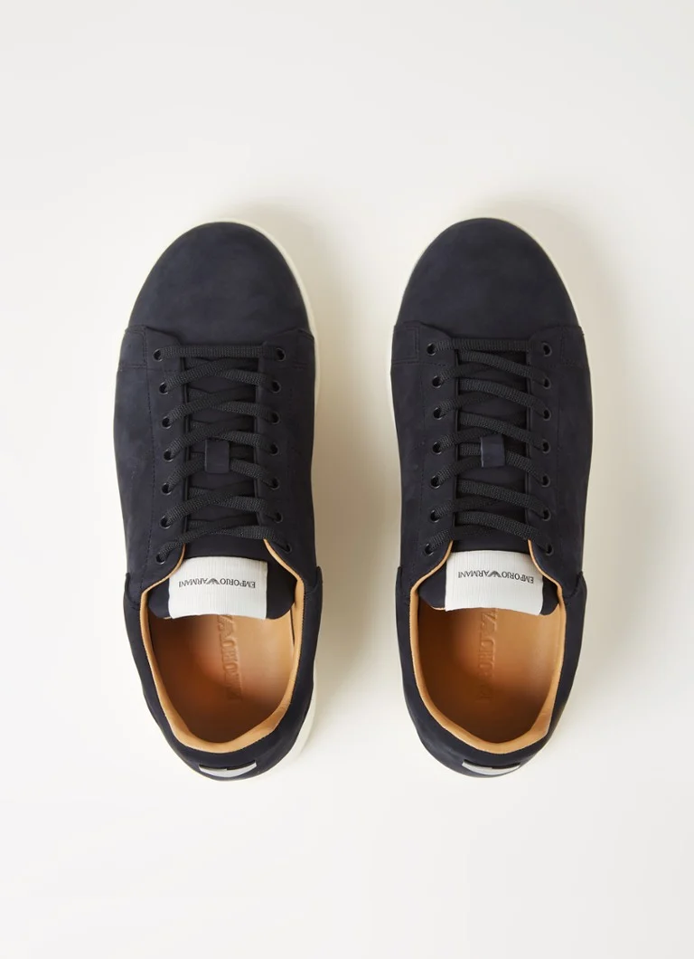 Sneakers in nabuk Emporio Armani