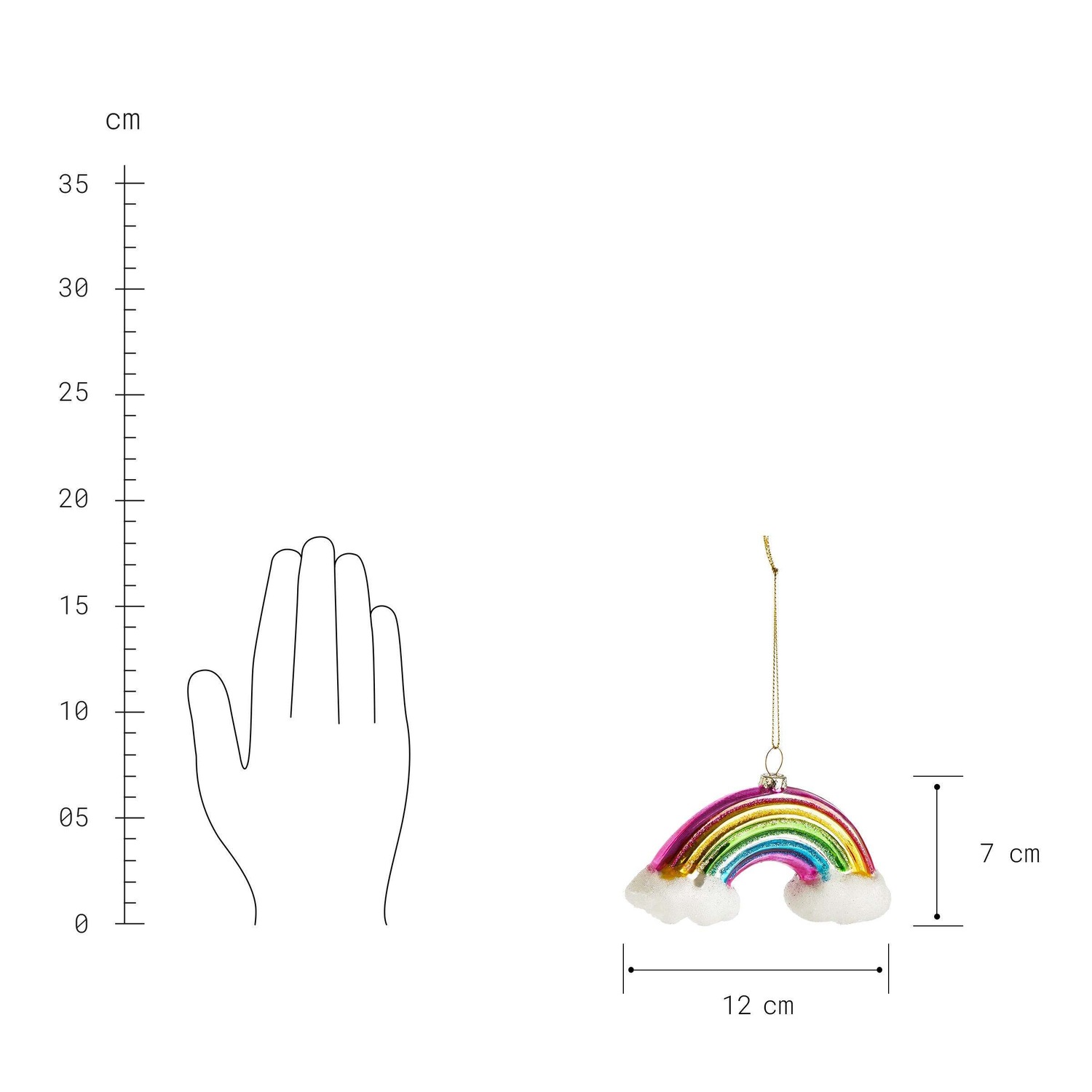HANG ON Anhänger Regenbogen