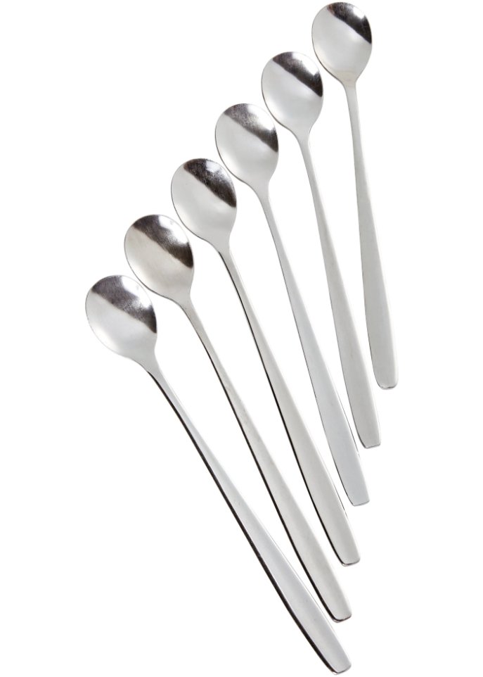 Löffel für Longdrinks, Joghurts, Eis (6er Pack)