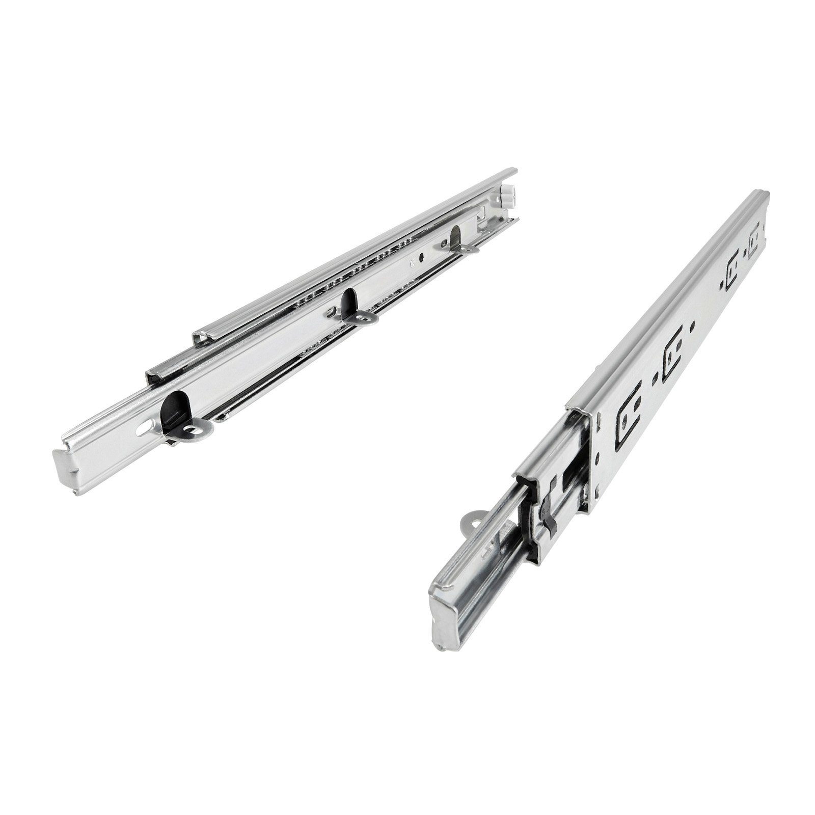 SO-TECH® Auszug Vollauszug kugelgelagert belastbar bis 45 kg Längen 250 - 750 mm, mit Auflagewinkeln Auflagelaschen KV4-45-H45-NF