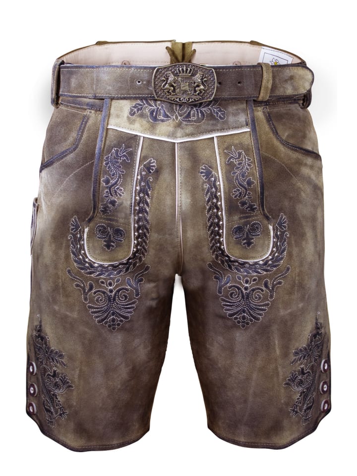 Edelnice Lederhose Valentin in braun günstig kaufen