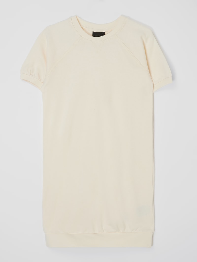 Sweatkleid aus Baumwolle Modell 'Drea' in beige