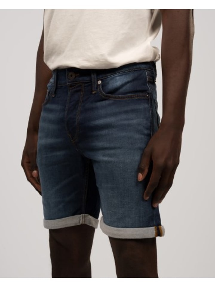 Jack & Jones Jeansshorts in Blau günstig kaufen