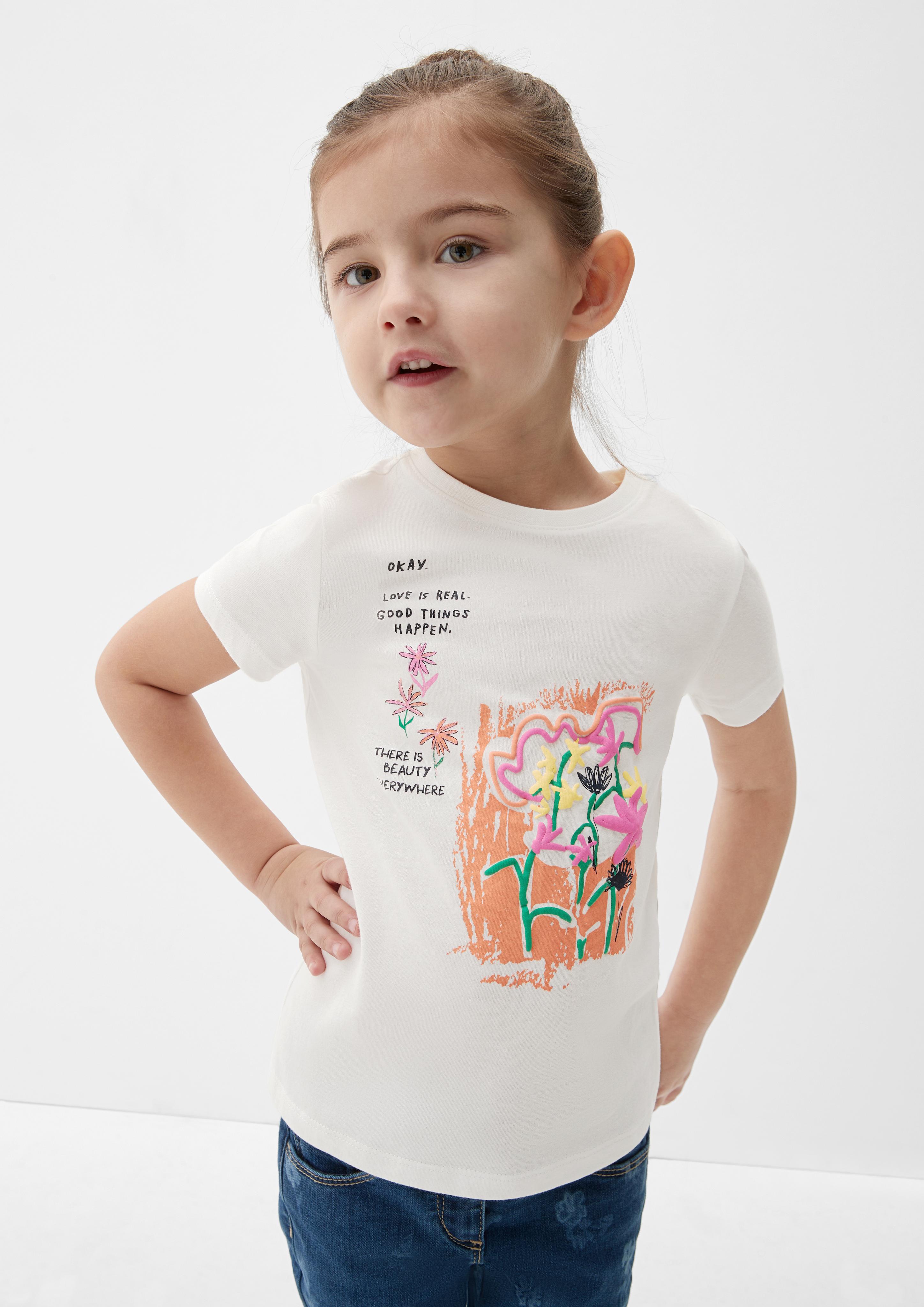 T-Shirt mit Front-Print  2127414-0210