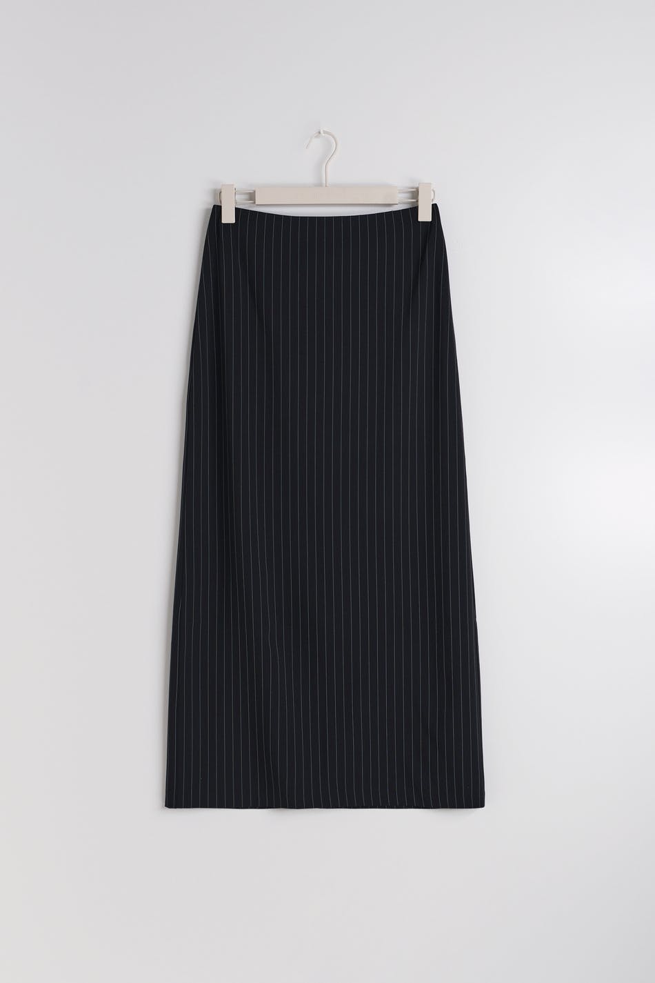 Pinstripe maxi skirt
