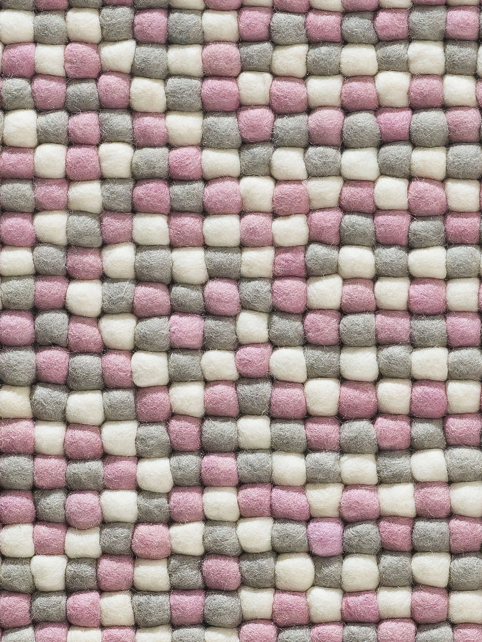 Smedby Filzkugel-Teppich, Black