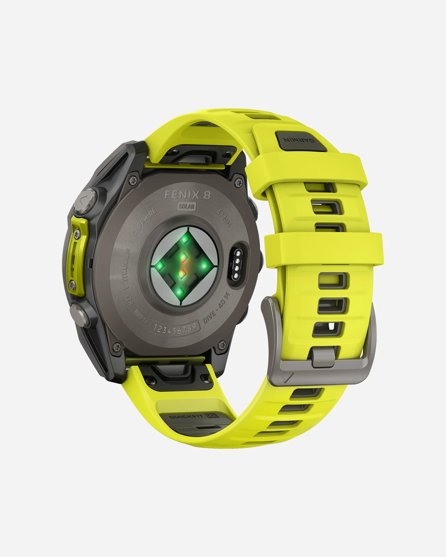 Garmin Fenix 8 Solar 47mm Sapphire Multifunction Watch 010-02906-21