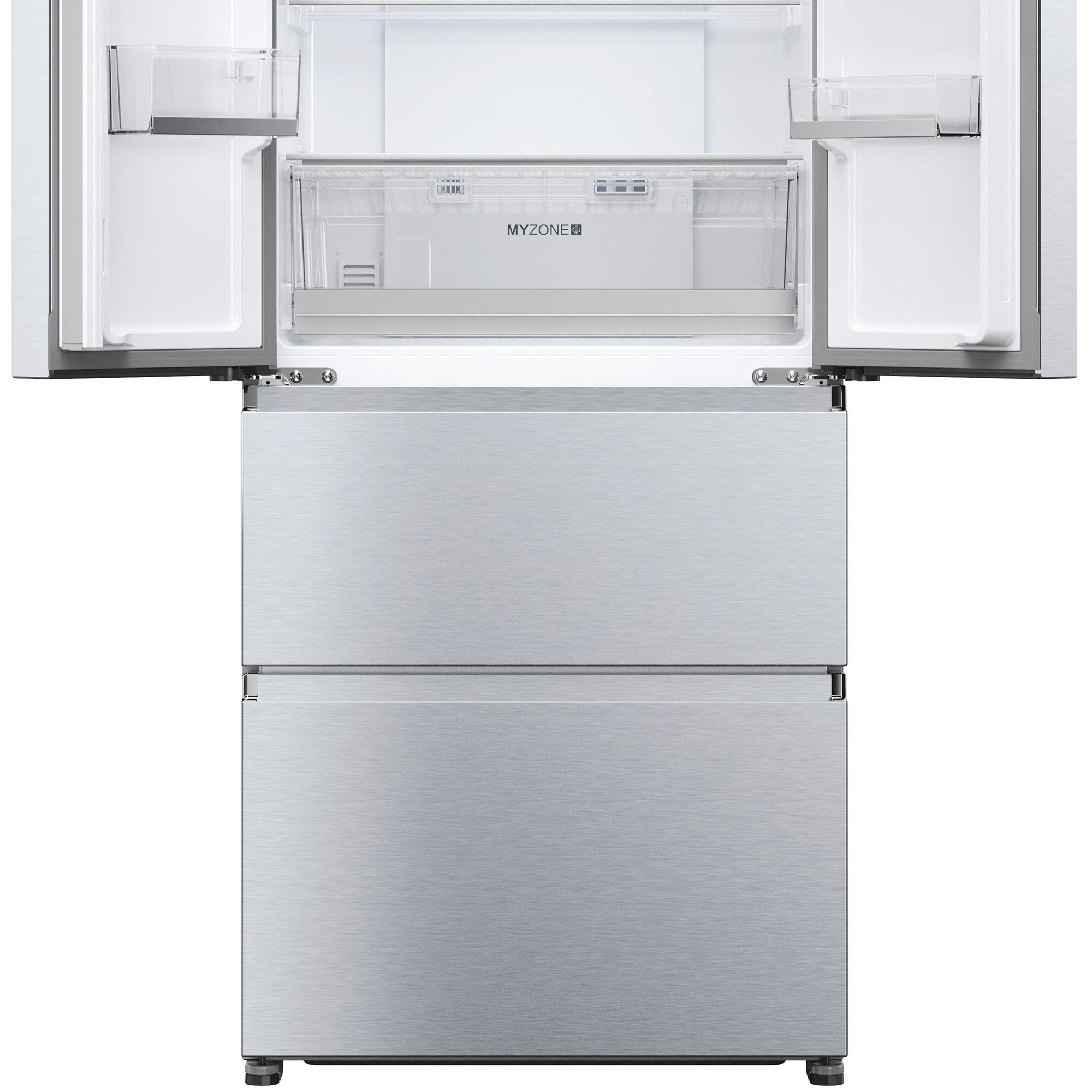 Haier French Door HFR5719EWMG, 190 cm hoch, 70 cm breit, 1,8 l Wasserspender, Total NoFrost, Super Kühl-& Gefrierfunktion