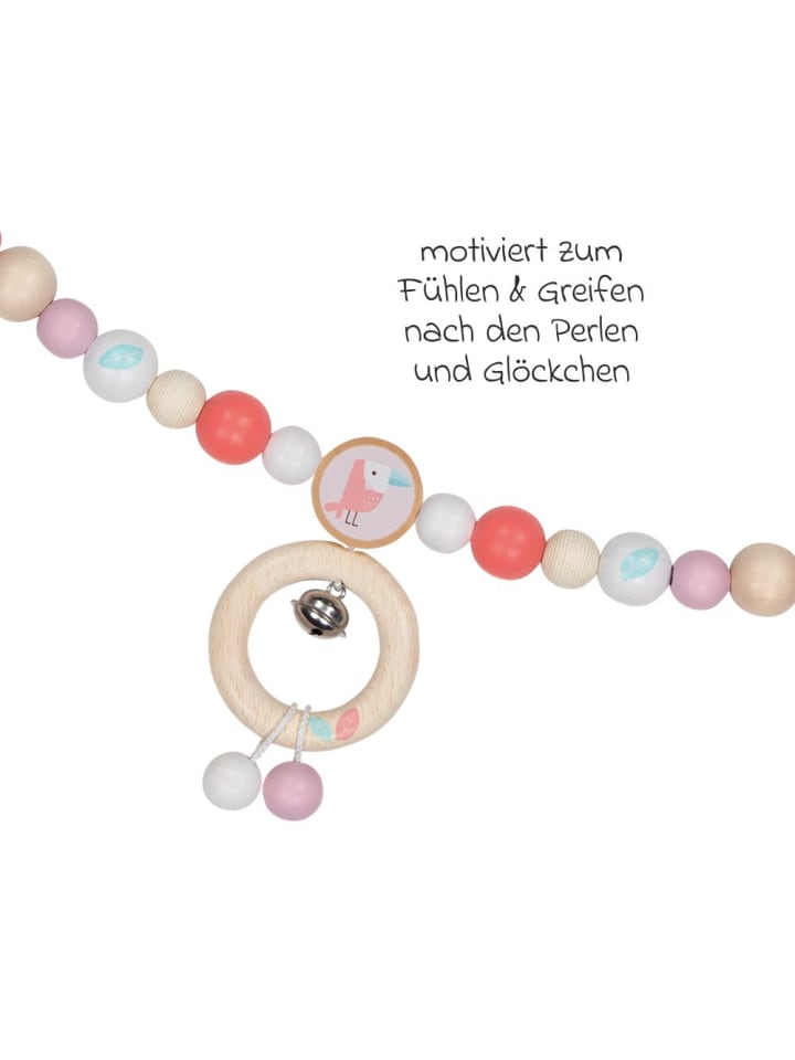 Goki Kinderwagenkette - Papageientaucher - Ro in rosa günstig kaufen onesize