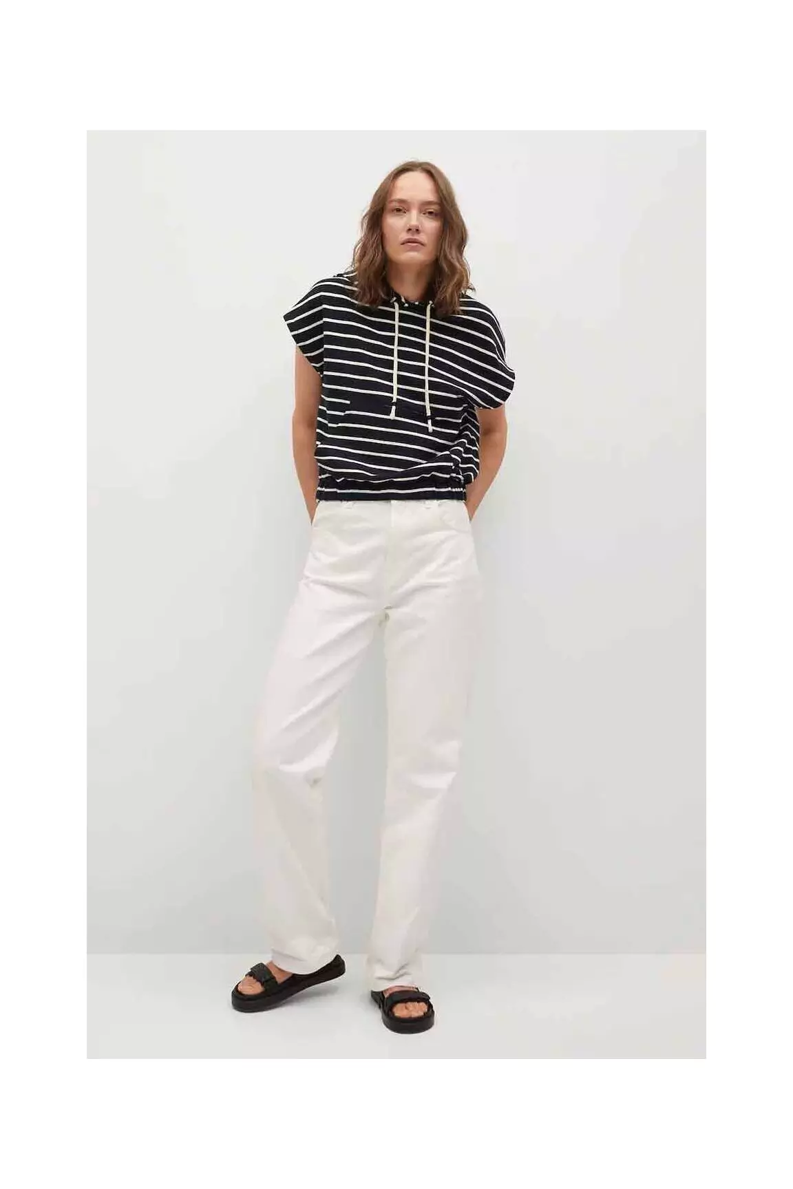 Mango Sweats Femme couleur bleu