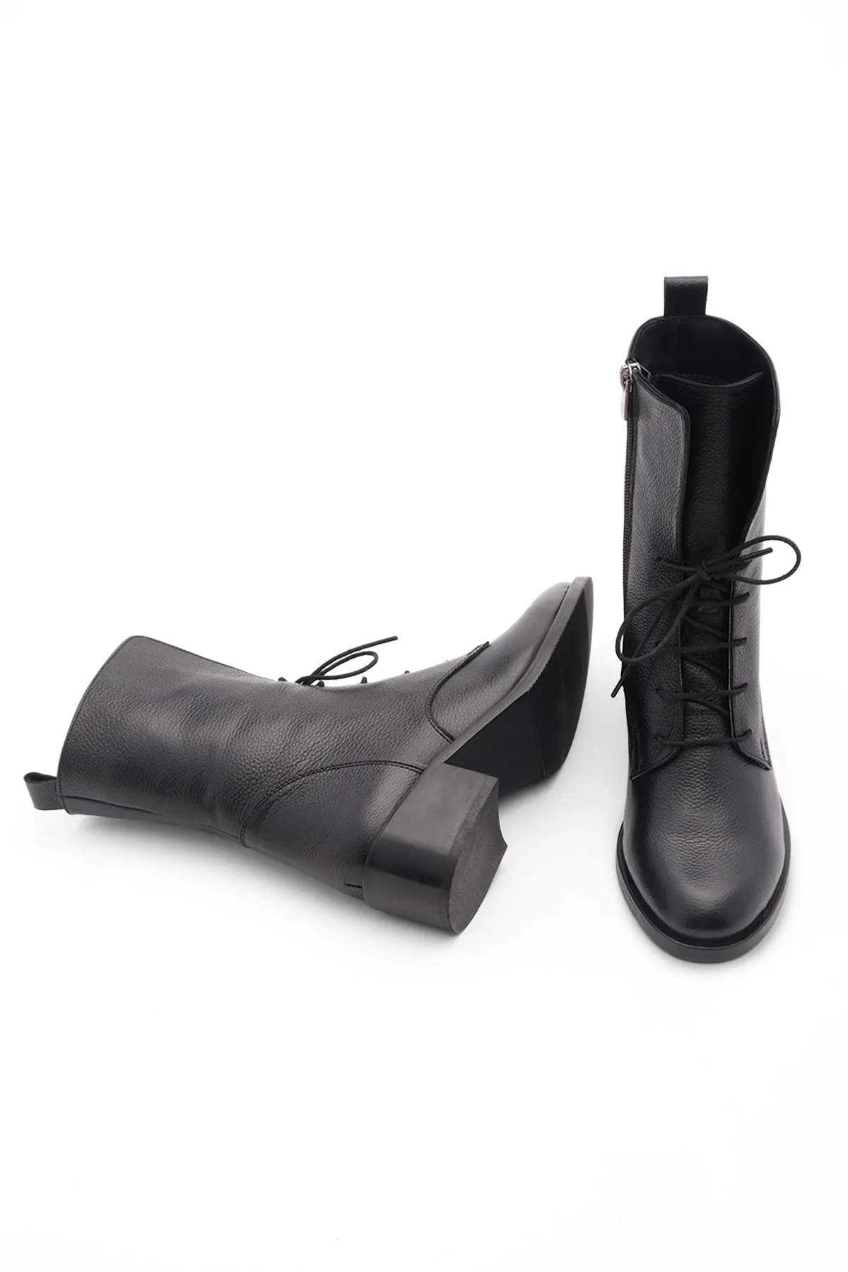 Marjin  Stiefelette - Schwarz - Blockabsatz