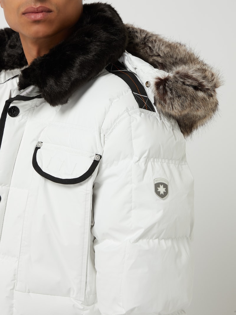 Marvellous 661 Funktionsjacke mit abnehmbarer Kapuze in weiß