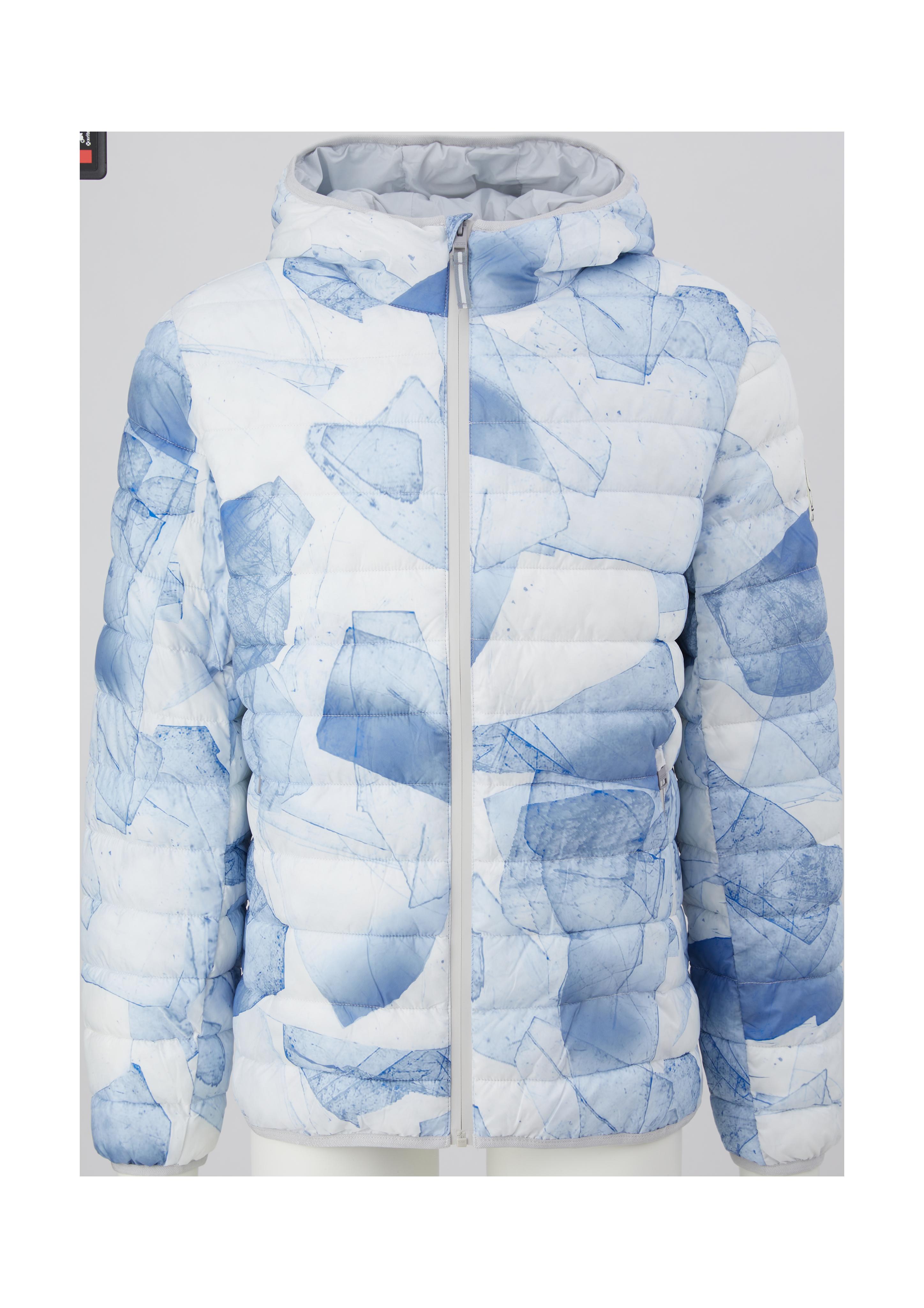 Kapuzenjacke mit Allover-Muster  2125985-01A1
