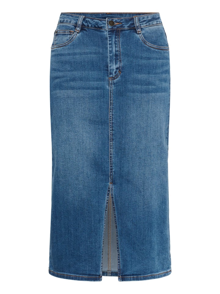 Kaffe Denimrock KAsinem in Medium Blue Denim günstig kaufen