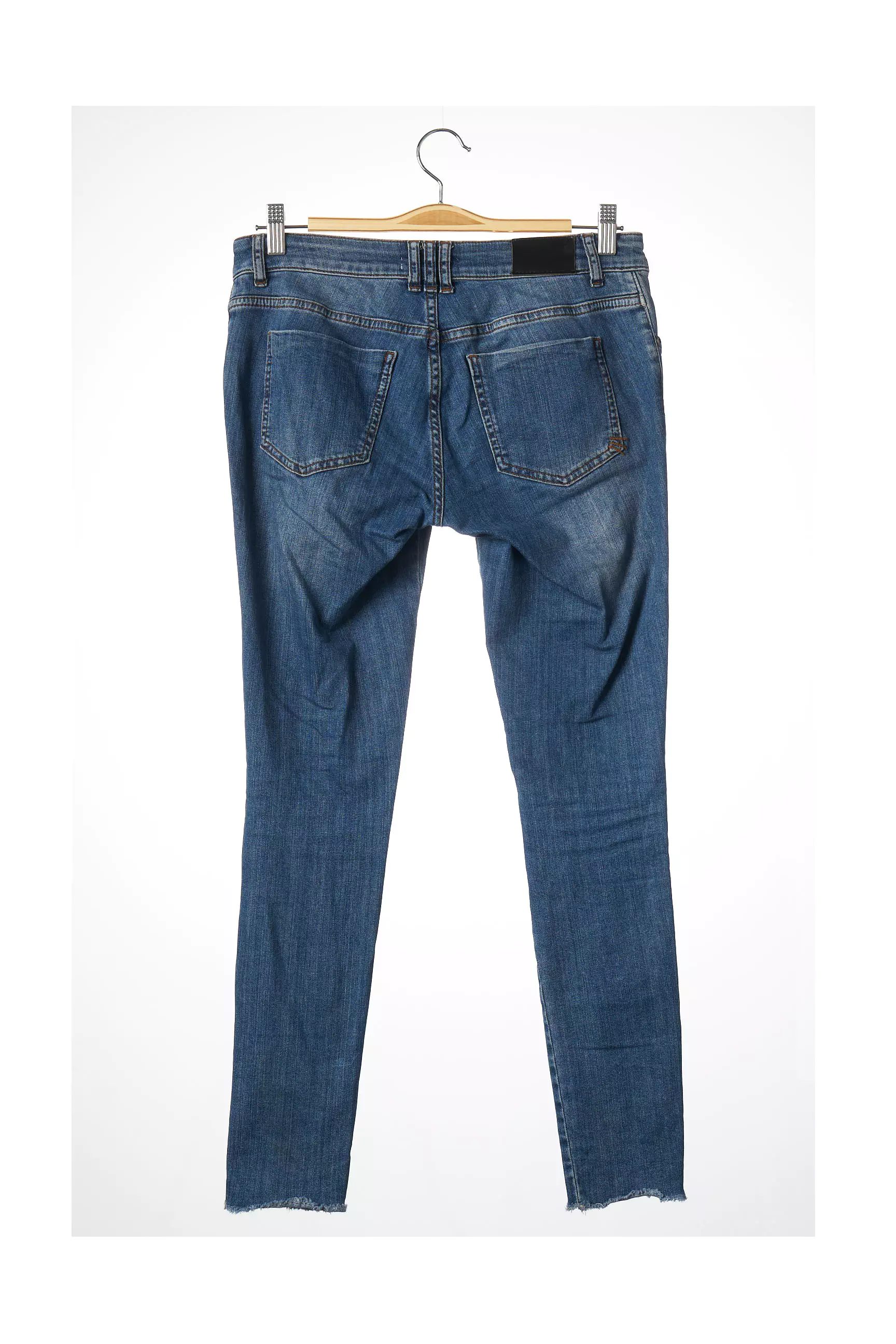 Anine Bing Pantalon7 8 Femme couleur bleu