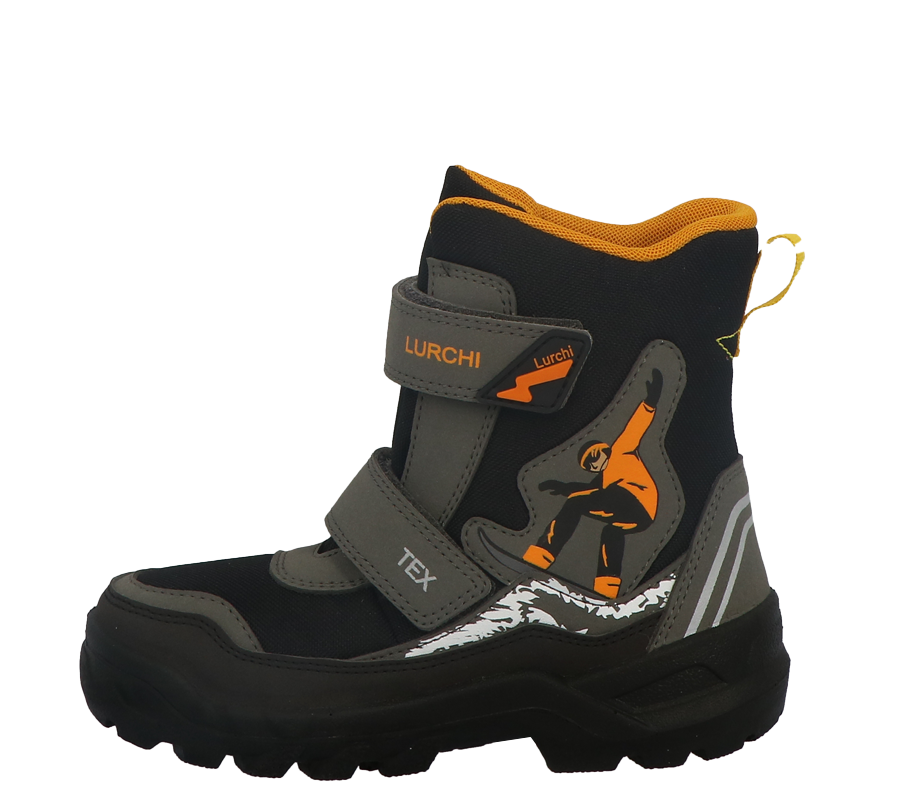 Lurchi Schneestiefel Kendy-TEX - black-yellow