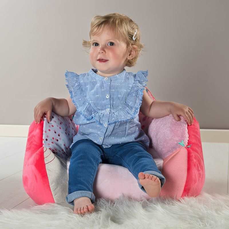 Fauteuil club rose Louise Lilliputiens