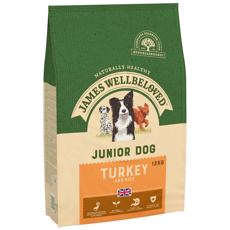 James Wellbeloved Junior Dog Hypoallergenic Truthahn & Reis