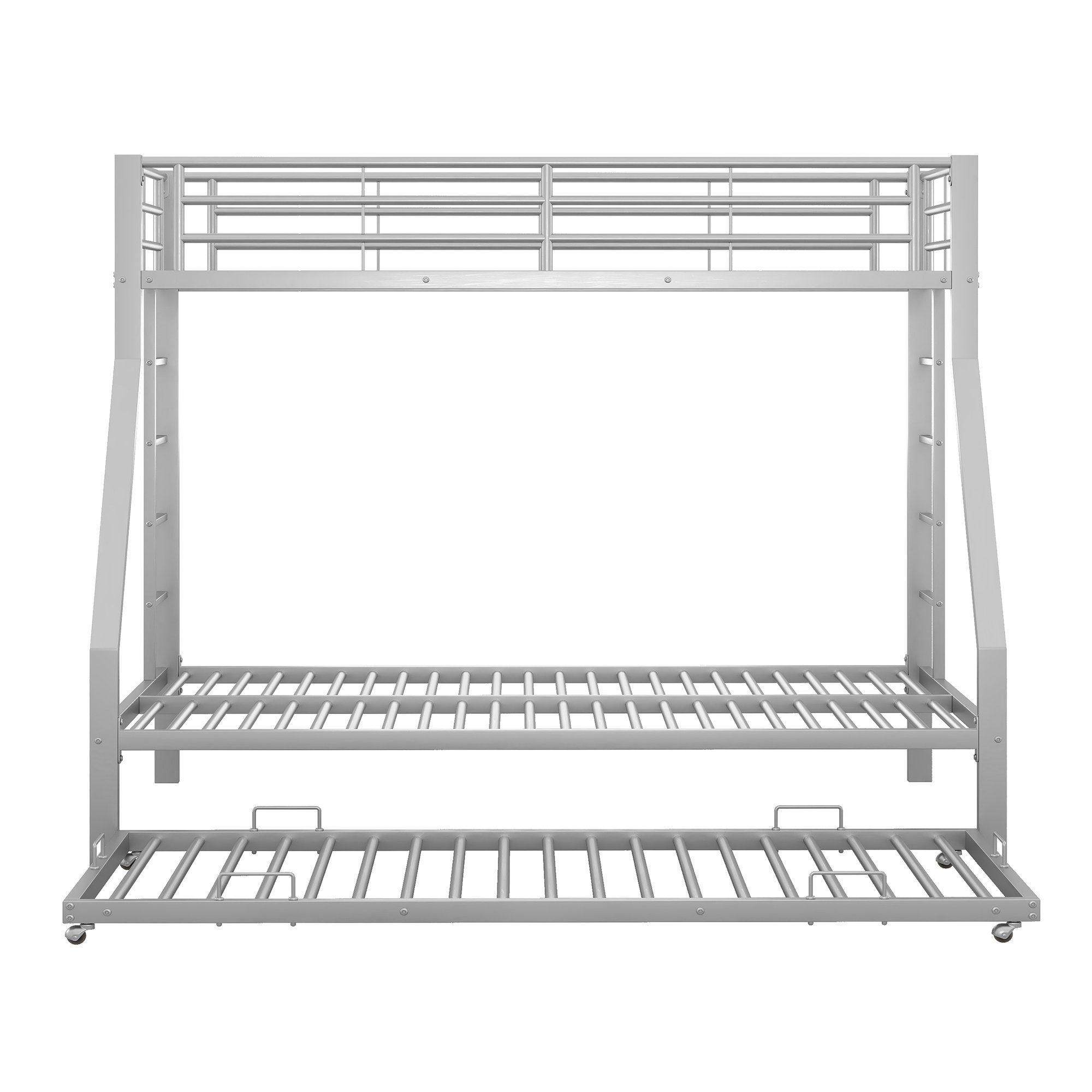 REDOM Etagenbett Kinderbett, Metallbett mit ausziehbarem Bett (Jugendliche, Erwachsene, einfach zu montieren, 90(140)x200cm, mit Leiter auf beiden Seiten für Kinder), Matratze nicht enthalten